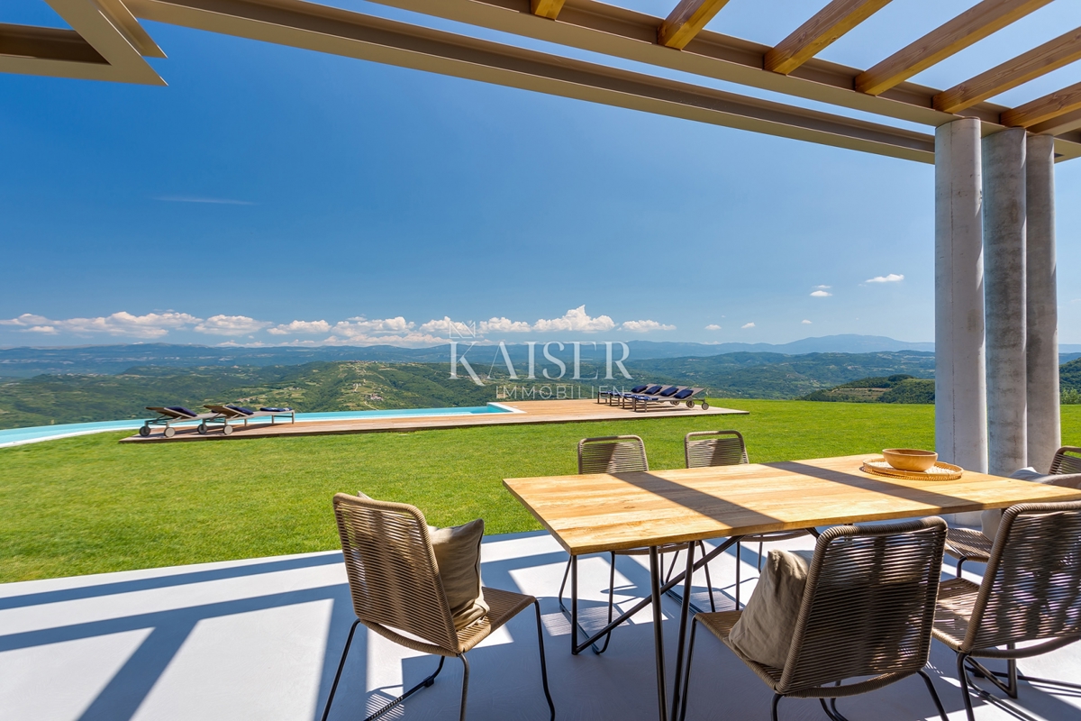 Istria, Montona - villa esclusiva con splendida vista panoramica