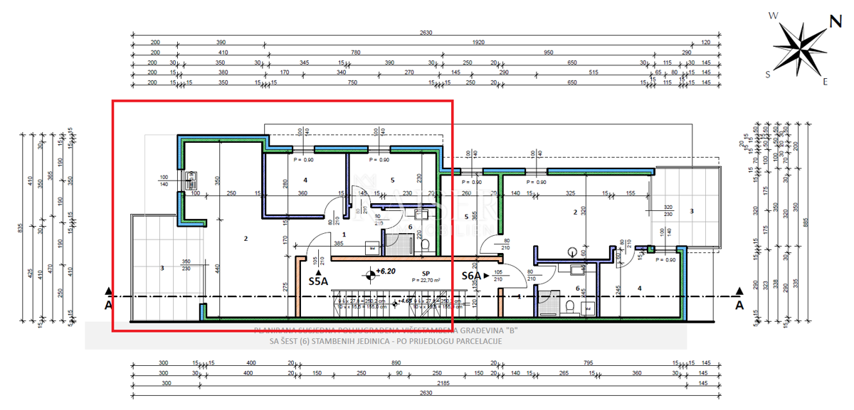 Istria, zona di Umago - appartamento 68m2; vista mare, a 500m dal mare