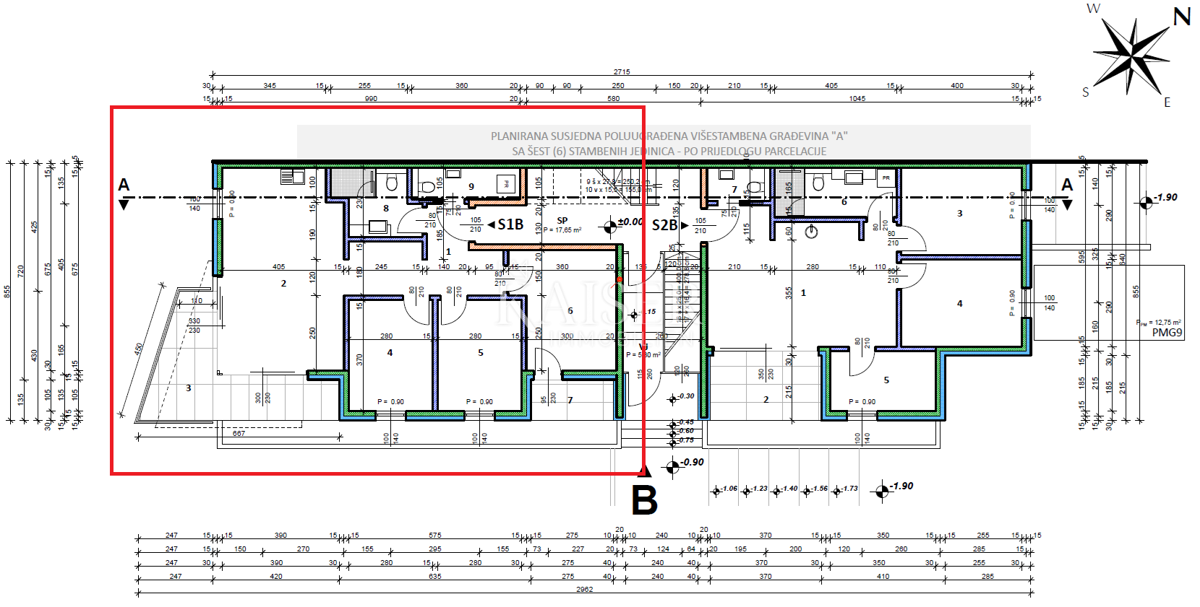 Istria, zona di Umago - appartamento 68m2; vista mare, a 500m dal mare