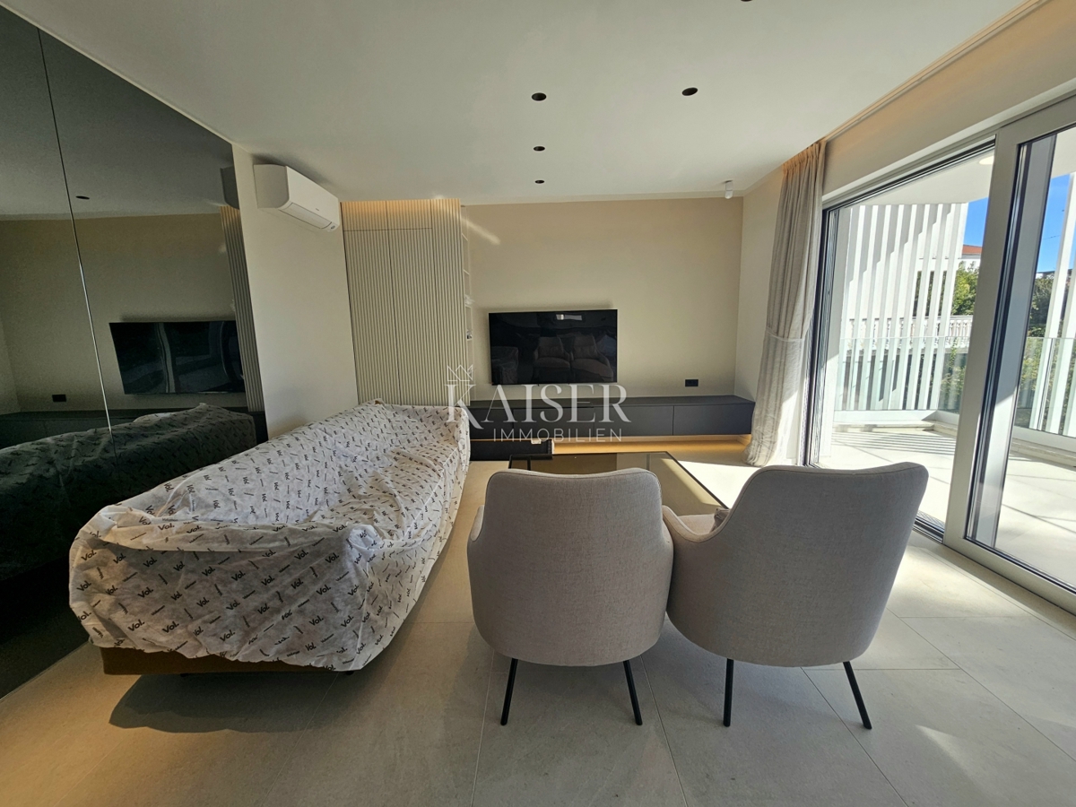 Città di Krk - appartamento di lusso 2 camere da letto + soggiorno, 93m2 