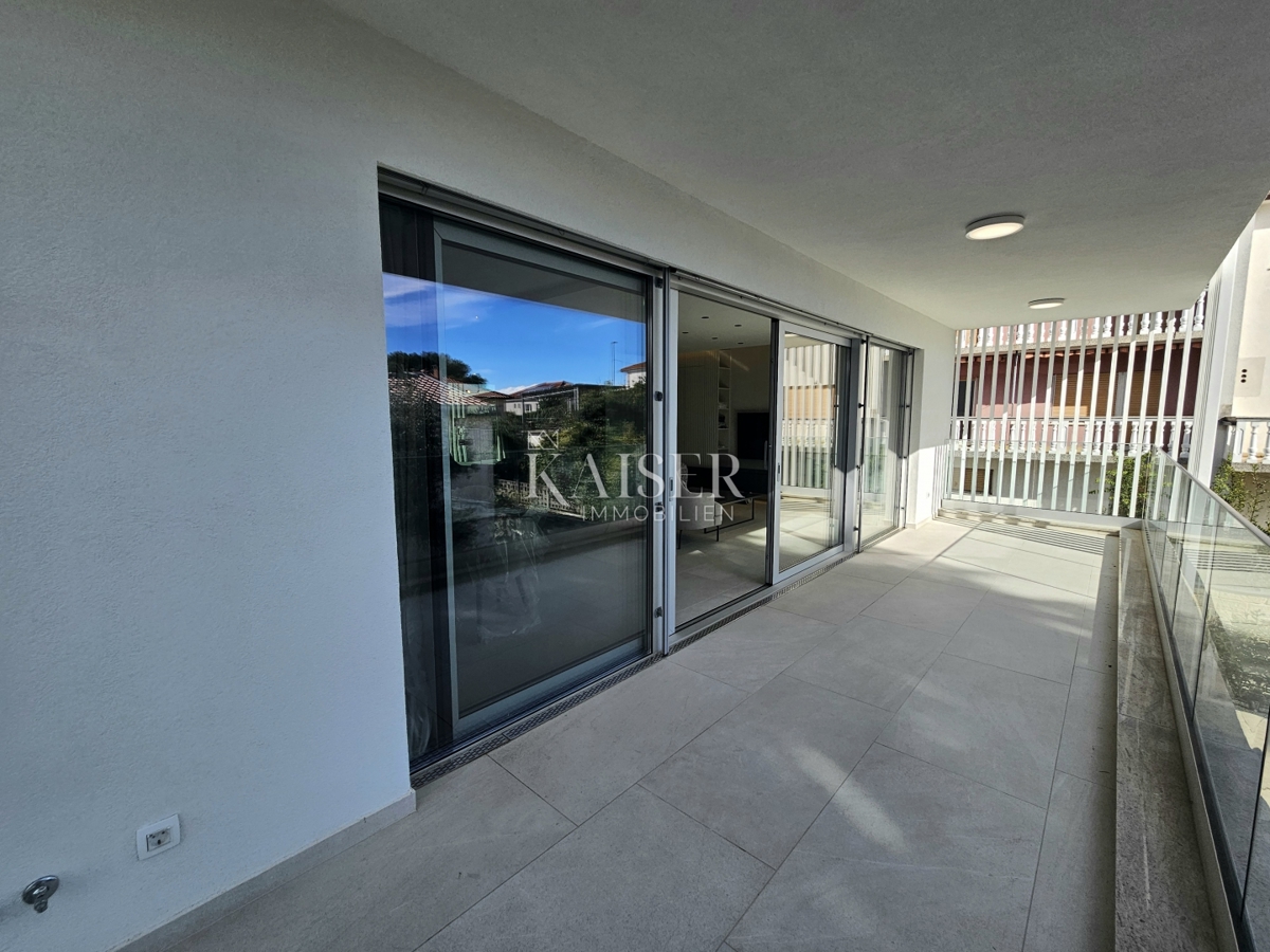 Città di Krk - appartamento di lusso 2 camere da letto + soggiorno, 93m2 