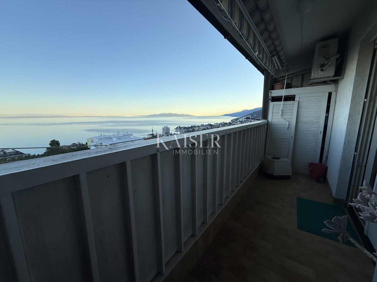 Abbazia, appartamento con vista panoramica sul Quarnero