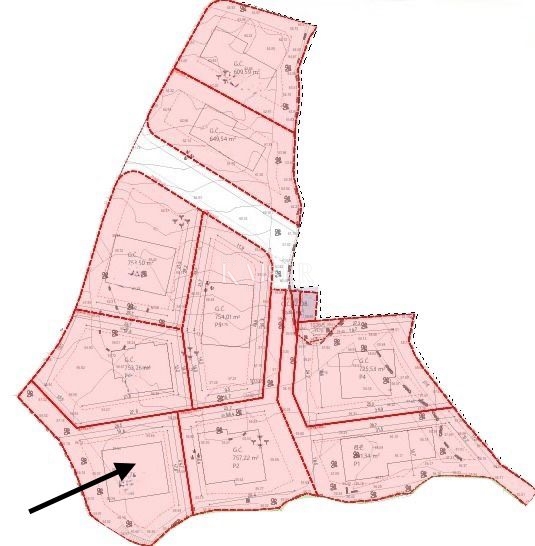 Isola di Krk, Krk, terreno edificabile con vista