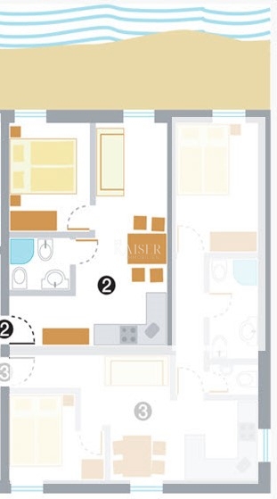 Istria, Rovigno - rara opportunità, appartamento di 35 m2 direttamente sul mare