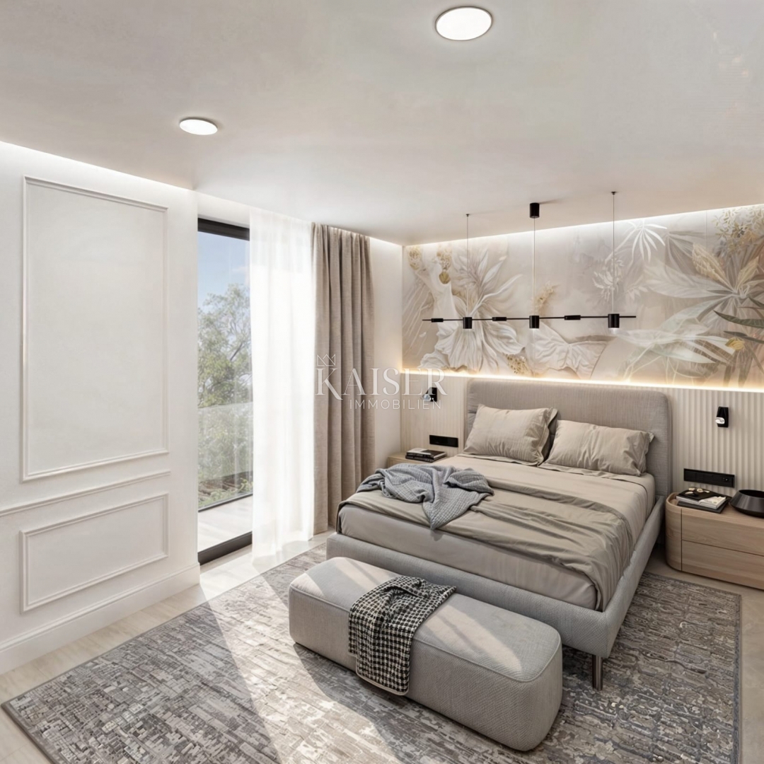 Istria, Verteneglio, moderna casa bifamiliare con piscina