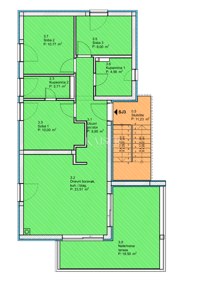 Appartamento Vodice, 69,86m2