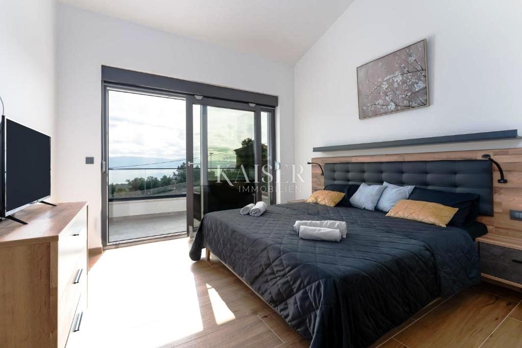 Krk, Risika - moderna casa bifamiliare, 150 m2, vista mare