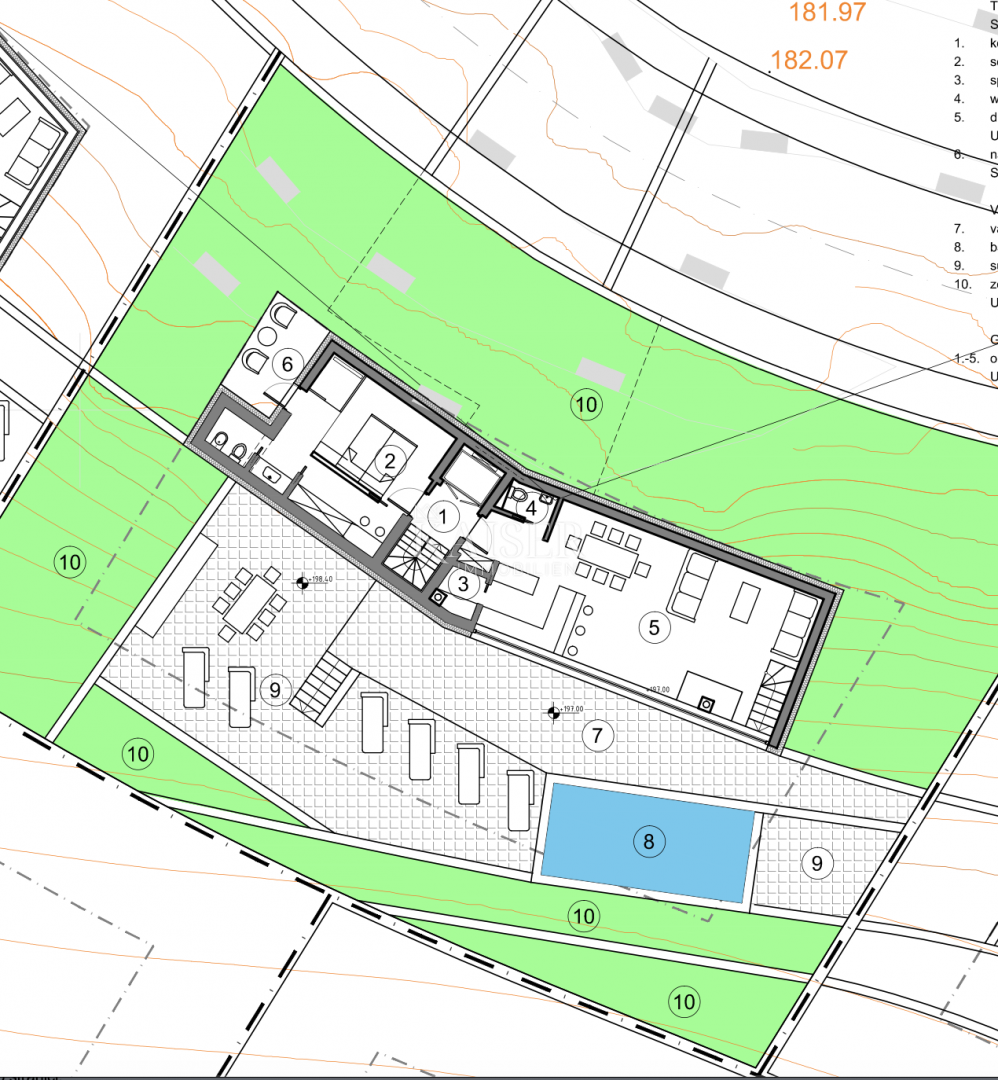 Riviera di Opatija – terreno con permesso definitivo e vista spettacolare sul Golfo del Quarnero