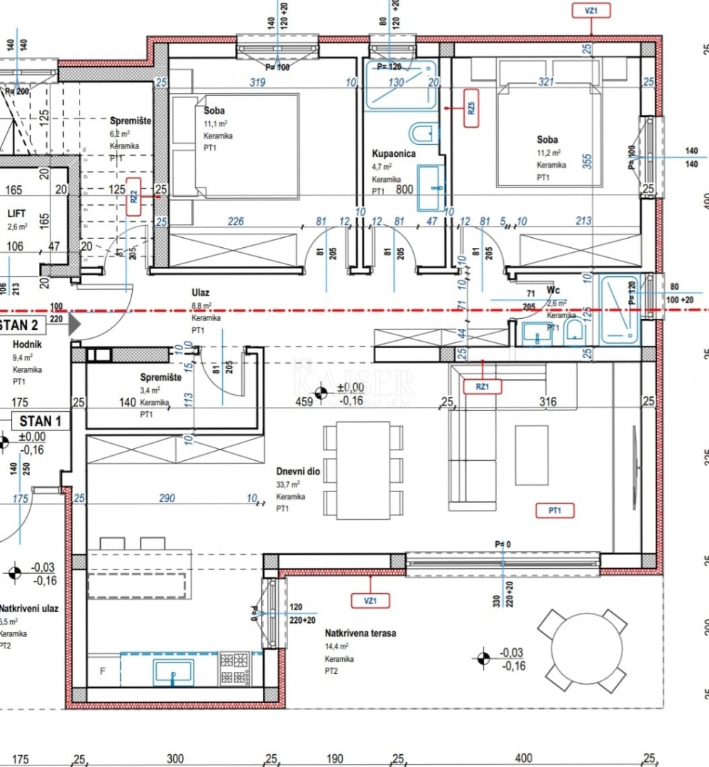 Istria, Parenzo - appartamento al piano terra con giardino di 400 m2