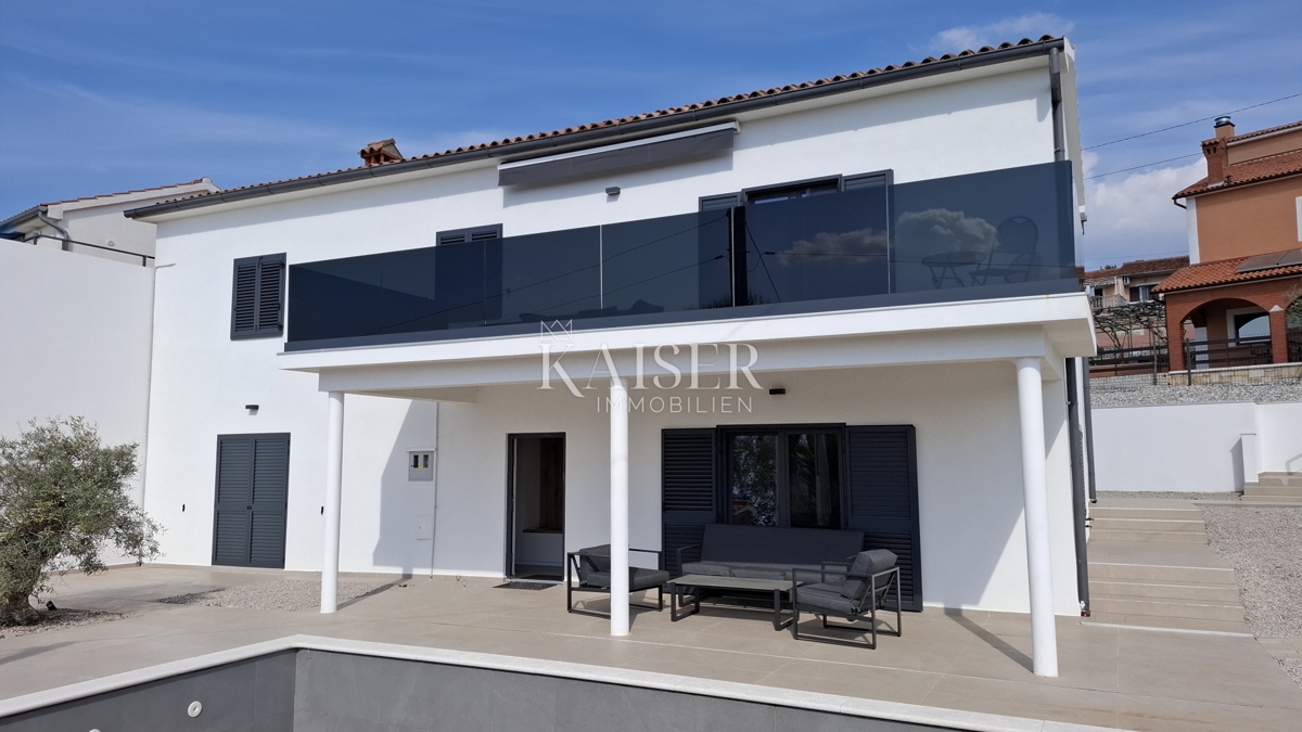 Istria, Kaštelier - Casa con due appartamenti, 188 m2, piscina