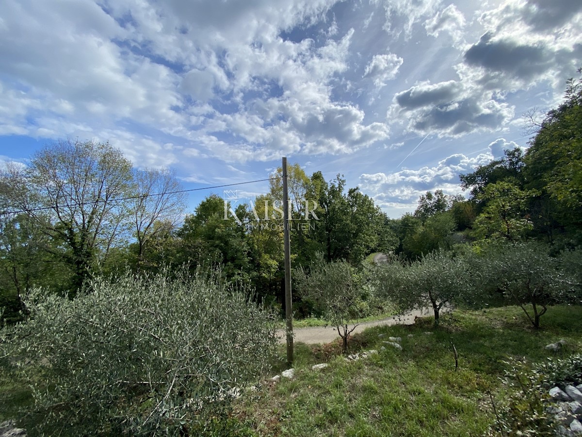 Mošćenička Draga, Obrš - terreno con rovine