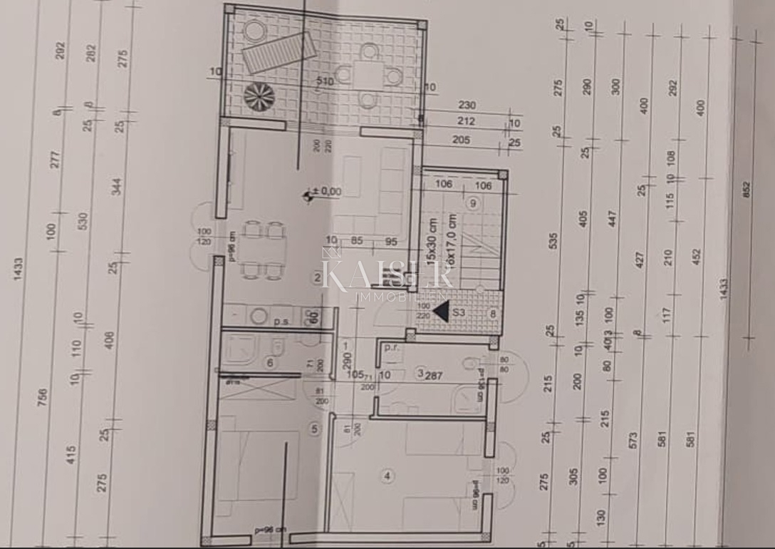Appartamento Malinska, Malinska-Dubašnica, 75m2