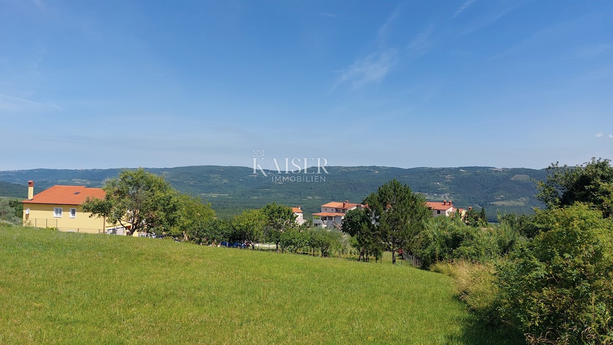 Istria, Motovun - terreno edificabile 6200m2 con vista su Montona