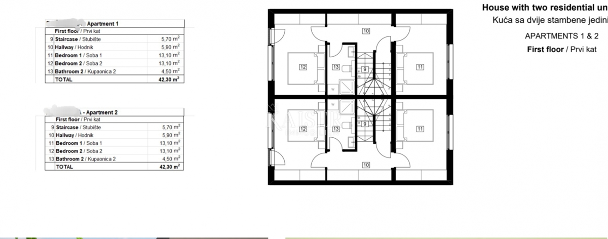 Istria, Parenzo, casa a schiera - 2 km dal mare
