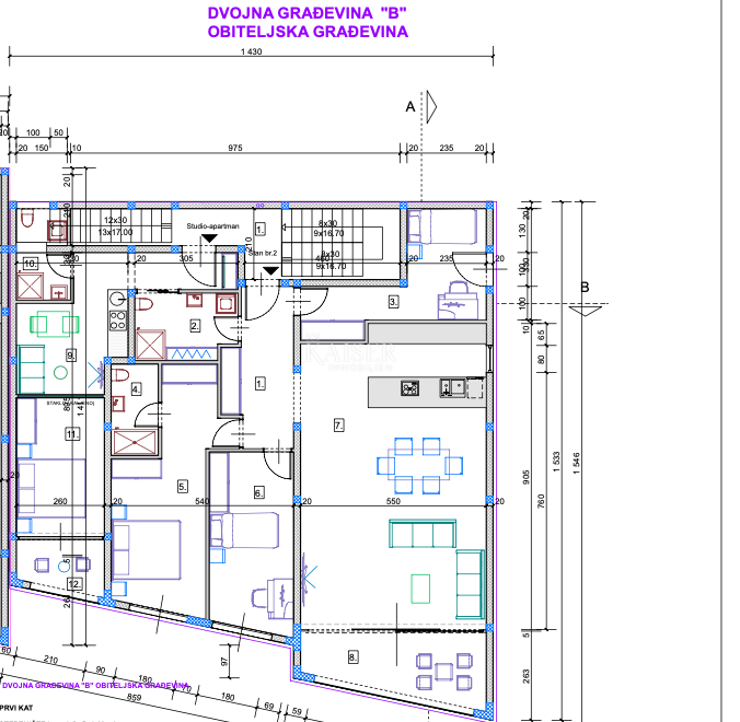 Rijeka, Kozala - Appartamento di nuova costruzione 143 m2