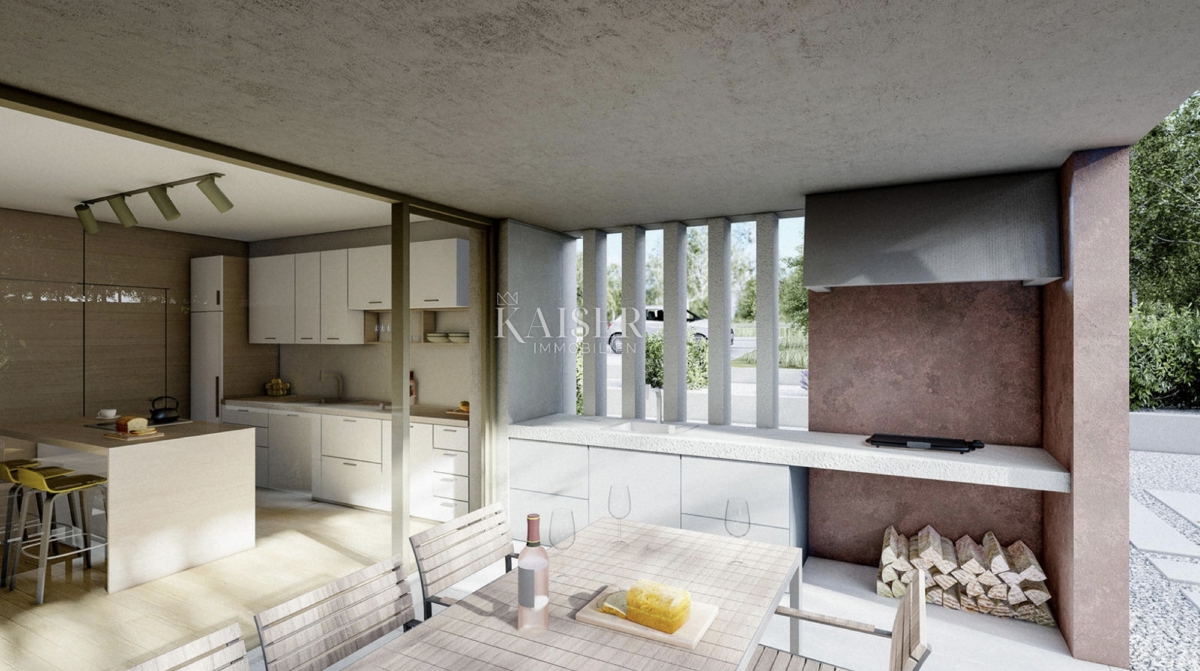 Istria, Labin - villa con piscina 176 m2 su un terreno di 2.400 m2