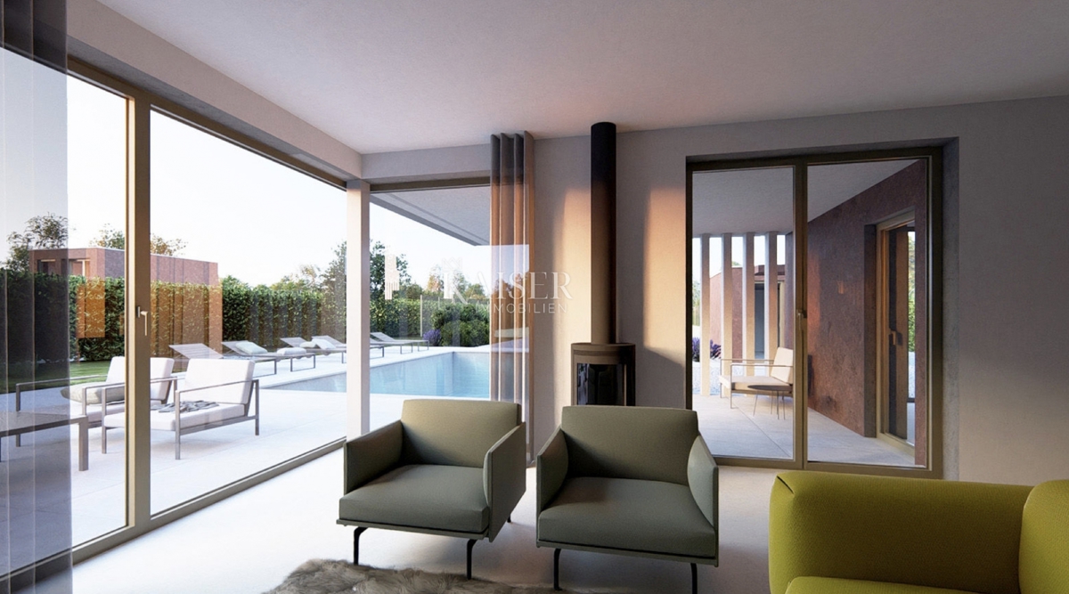 Istria, Labin - villa con piscina 176 m2 su un terreno di 2.400 m2