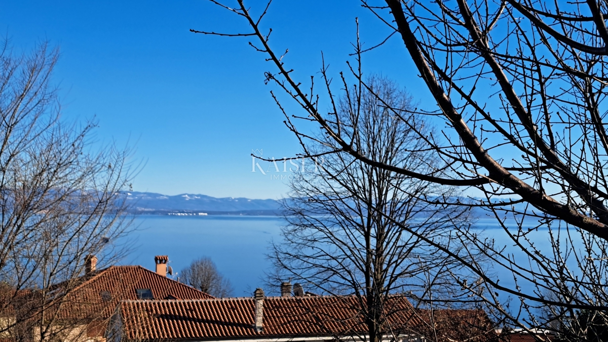 Abbazia, Poljane - terreno con vista sul mare
