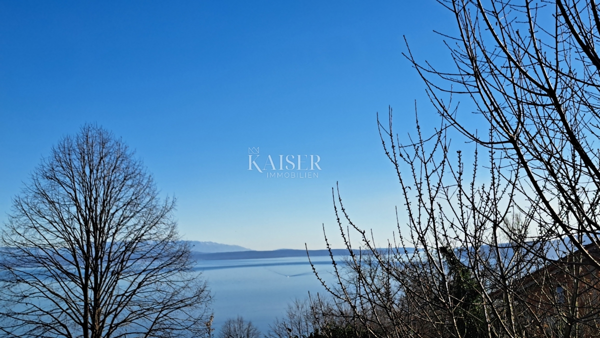 Abbazia, Poljane - terreno con vista sul mare