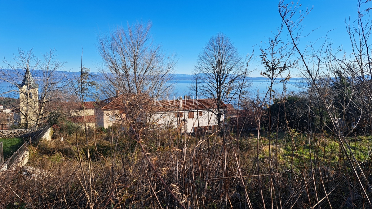 Abbazia, Poljane - terreno con vista sul mare