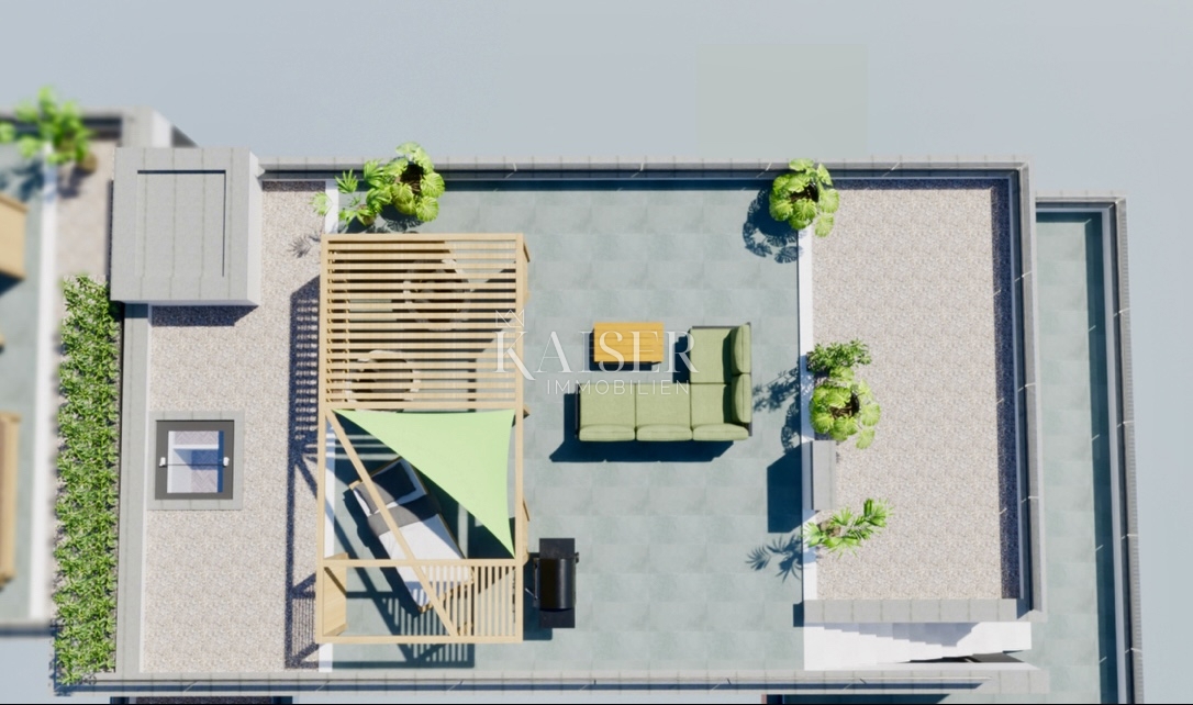 Zara, attico Privlaka con vista panoramica sul mare