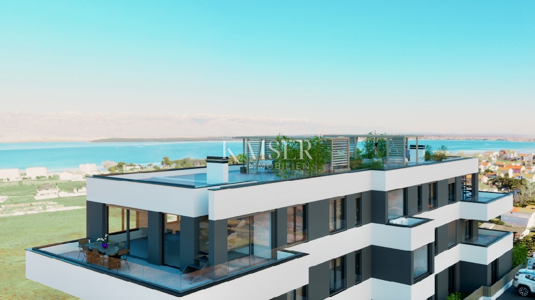 Zara, attico Privlaka con vista panoramica sul mare