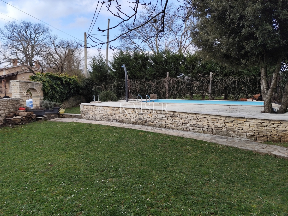 Istria, Žminj - bellissima casa in pietra con piscina