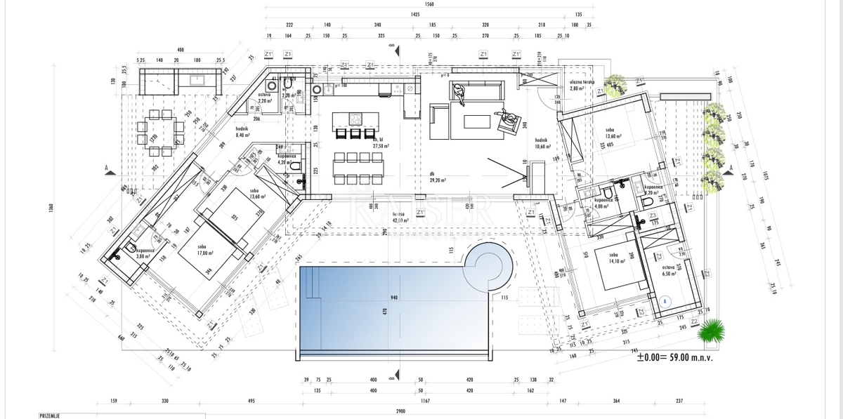 Villa Posedarje, 204m2