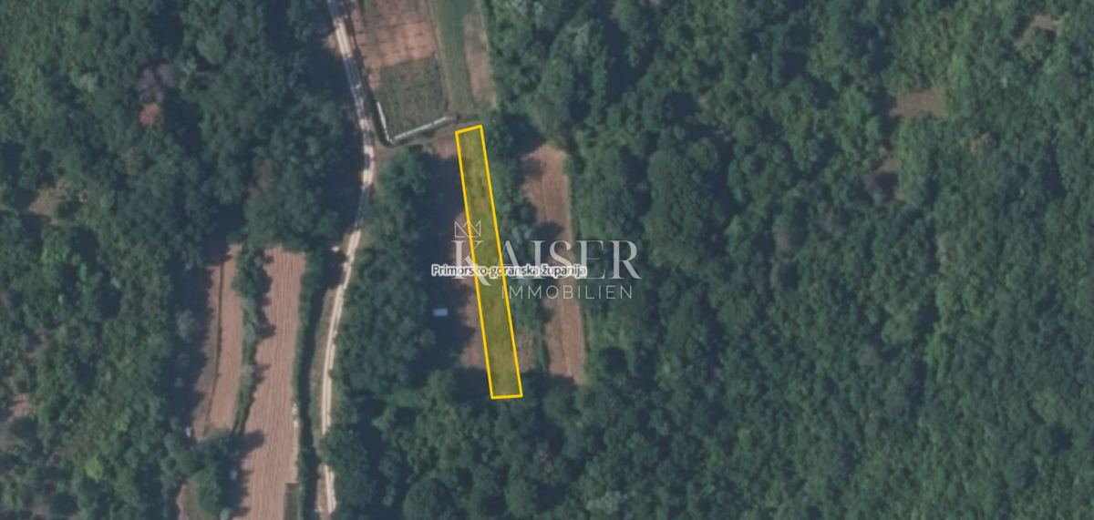 Isola di Krk, Soline - terreno agricolo bonificato 1300m2 vicino al mare