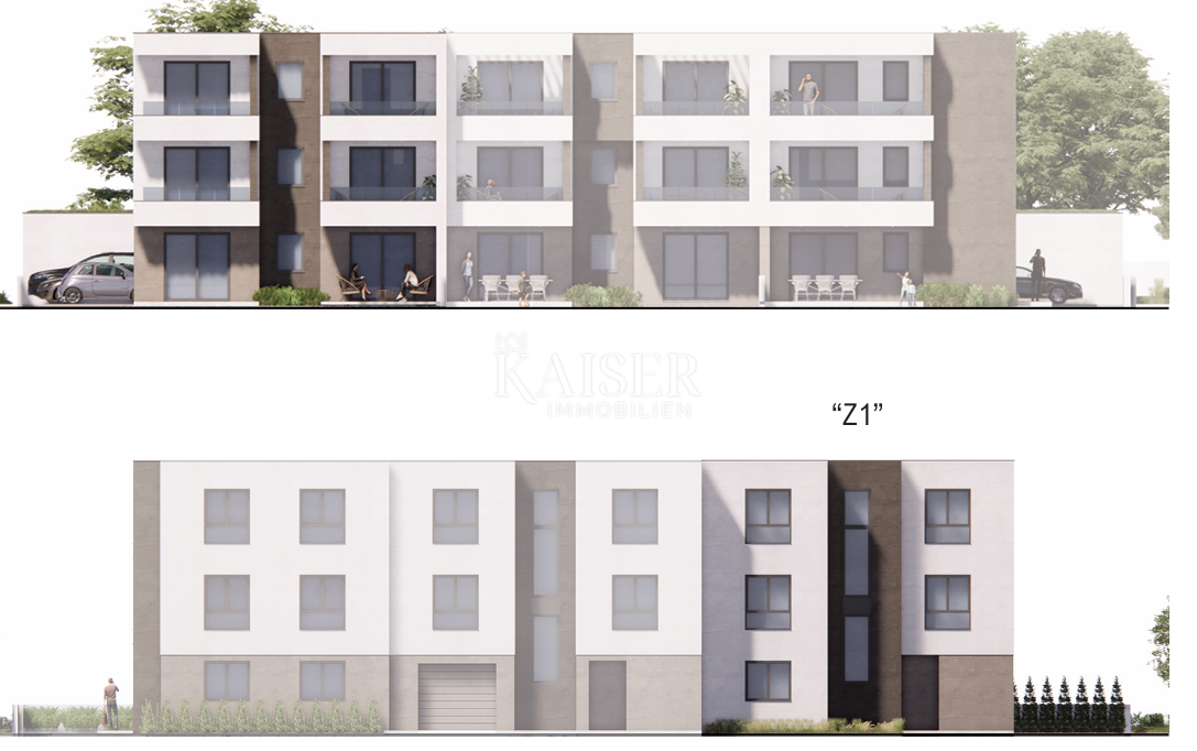 Istria, Pola - appartamento con tre camere da letto di 105 m2 in un nuovo edificio con garage