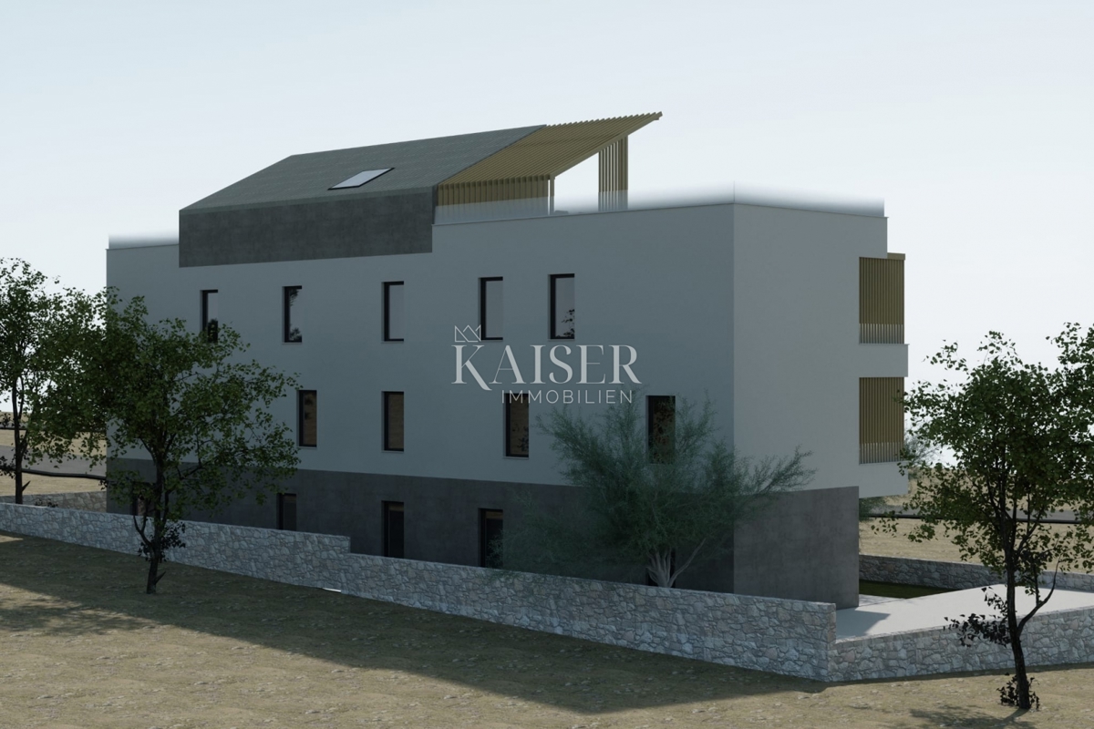 Pag, Povljana - appartamento con due camere da letto S4 63,5 m2 vicino alla spiaggia