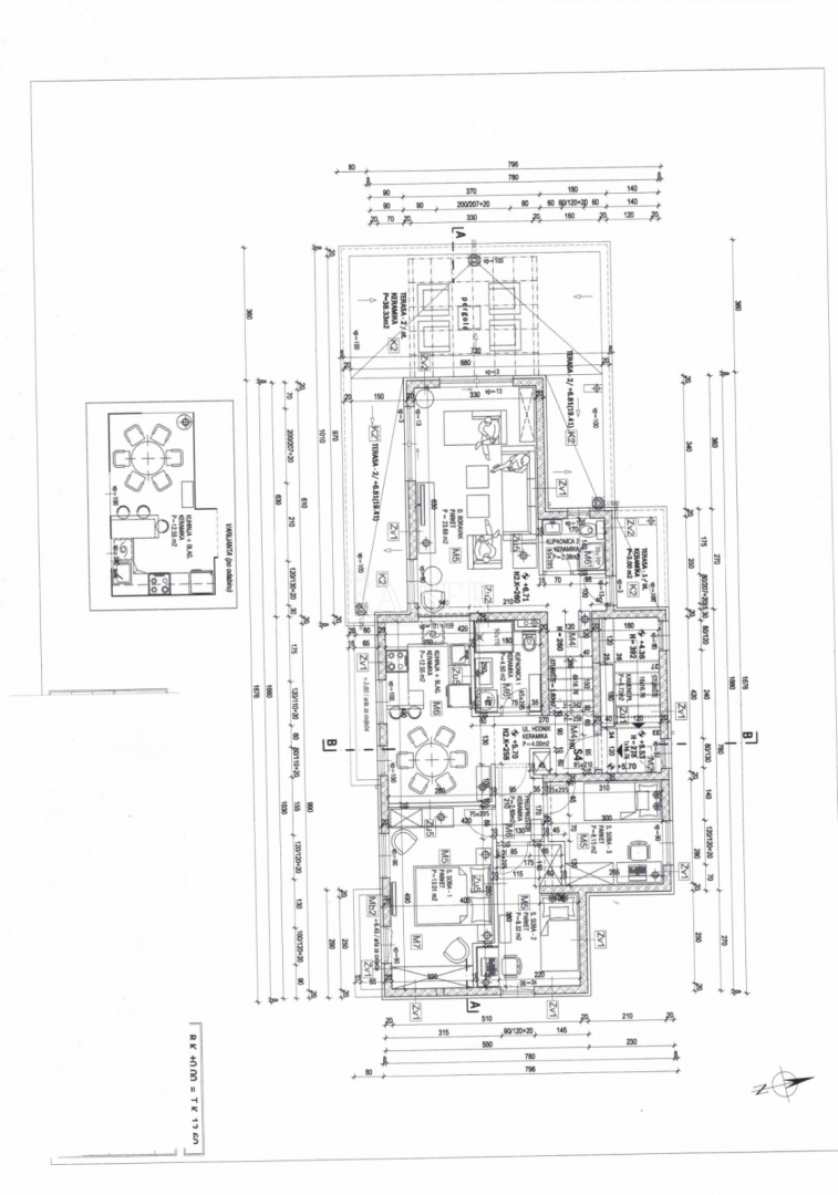 Spalato, K.Sućurac - appartamento S1, 300 m dal mare