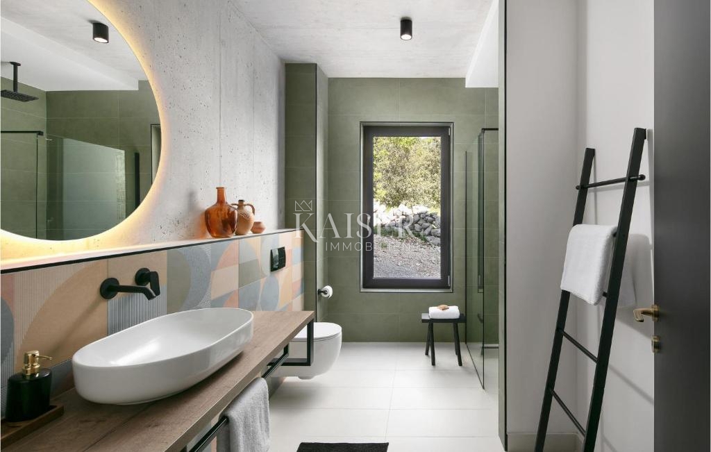 Istria, Rabac - villa di design sul mare, 396 m2