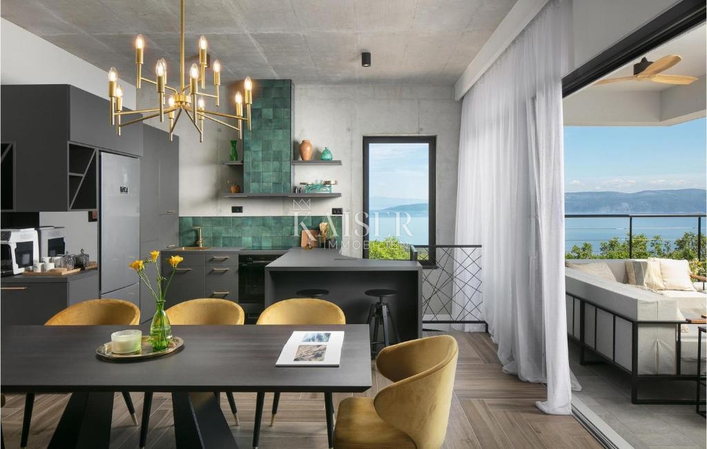 Istria, Rabac - villa di design sul mare, 396 m2