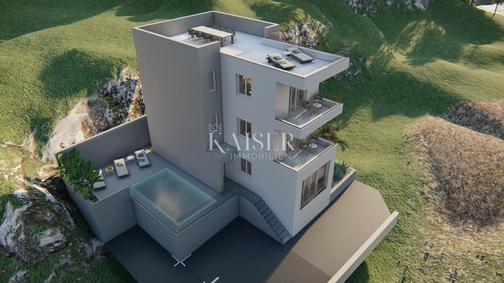 ŠIBENIK, ROGOZNICA - Appartamento con due camere da letto e vista mare