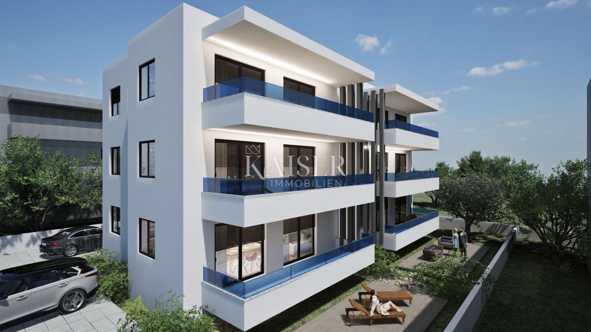 Zara, Sukošan - nuovo edificio a 200 m dalla spiaggia