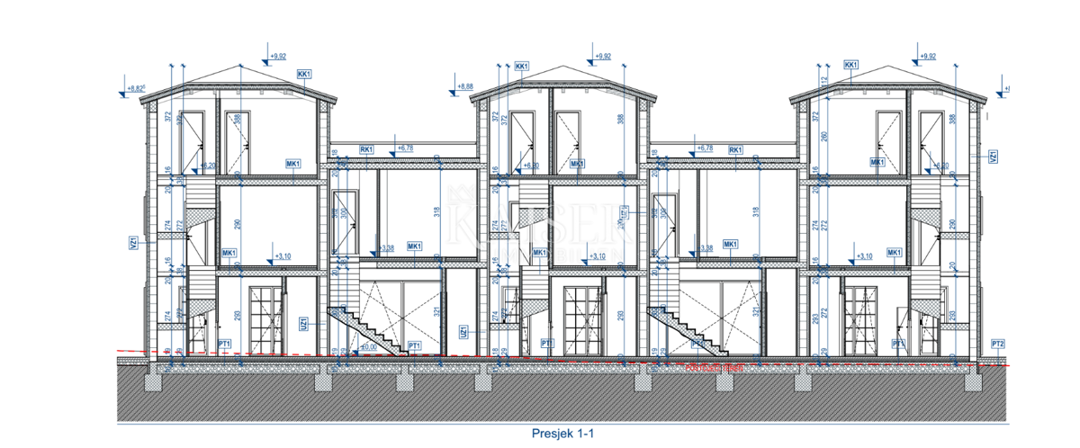 Istria - Parenzo, case moderne in stile istriano