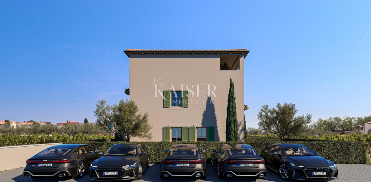 Istria - Parenzo, case moderne in stile istriano