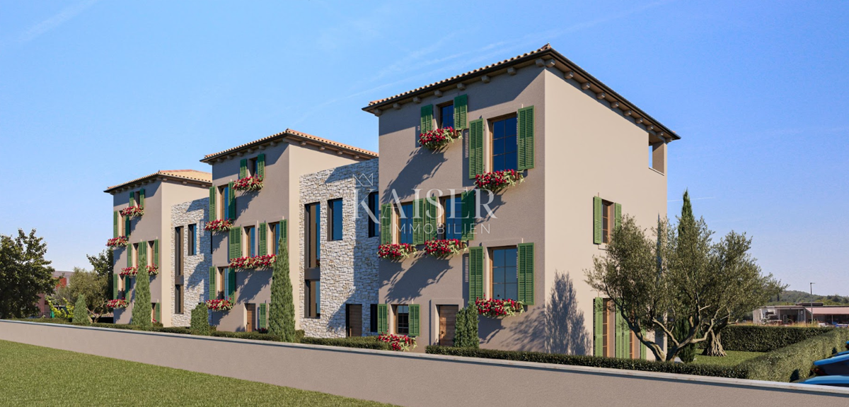 Istria - Parenzo, case moderne in stile istriano