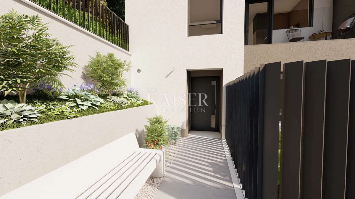 Rijeka, Bivio – Appartamento (4) con 3 camere da letto, terrazza e splendida vista a 100 m dal mare