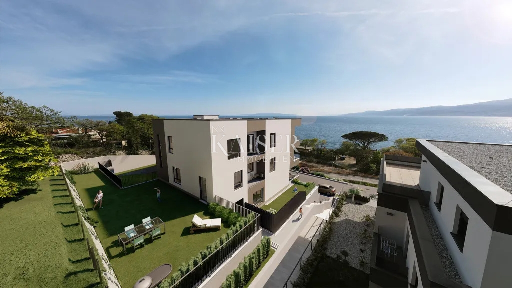 Rijeka, Bivio – Appartamento (4) con 3 camere da letto, terrazza e splendida vista a 100 m dal mare