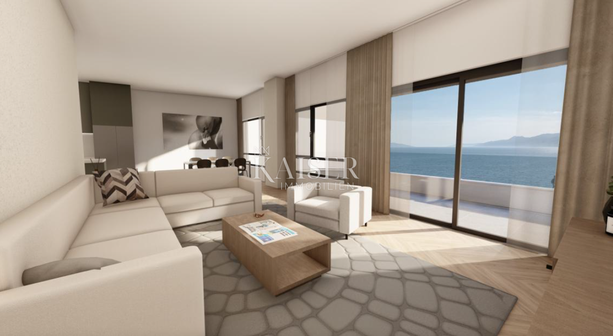 Rijeka, Bivio – Appartamento (4) con 3 camere da letto, terrazza e splendida vista a 100 m dal mare