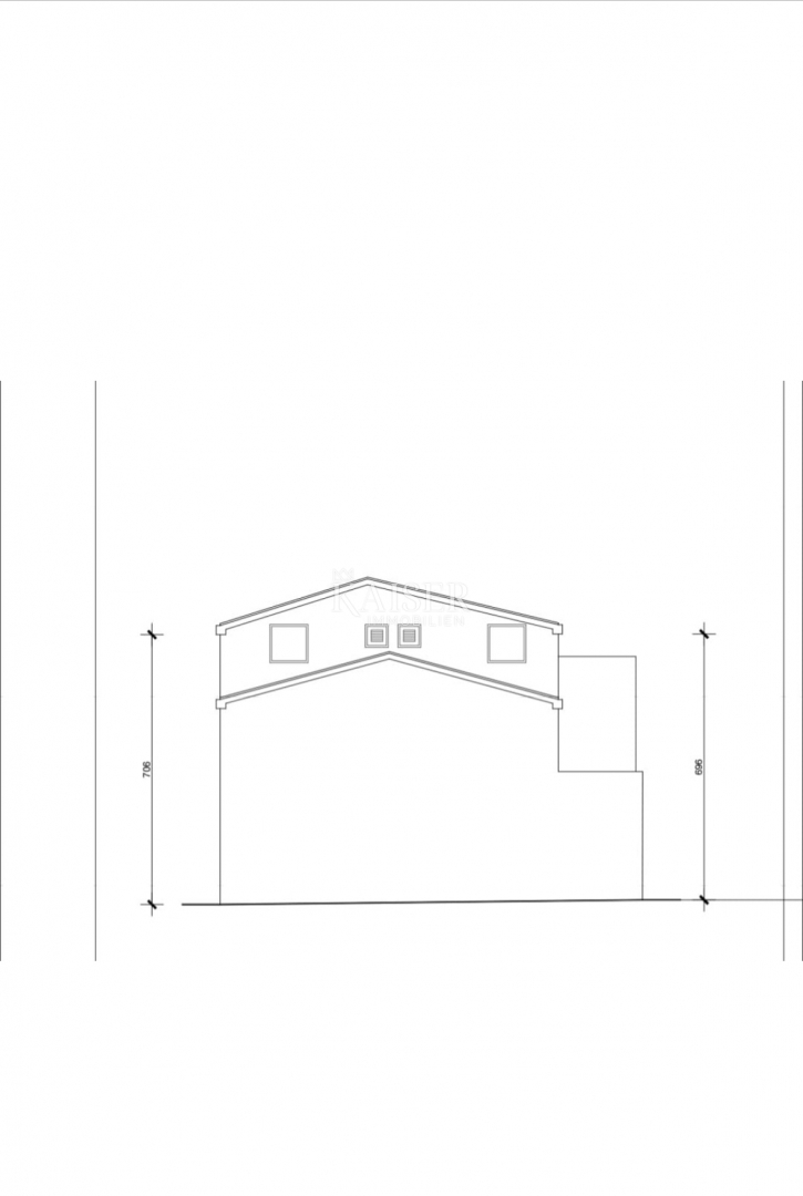 Vir – casa con 6 appartamenti e garage, a 200 m dal mare