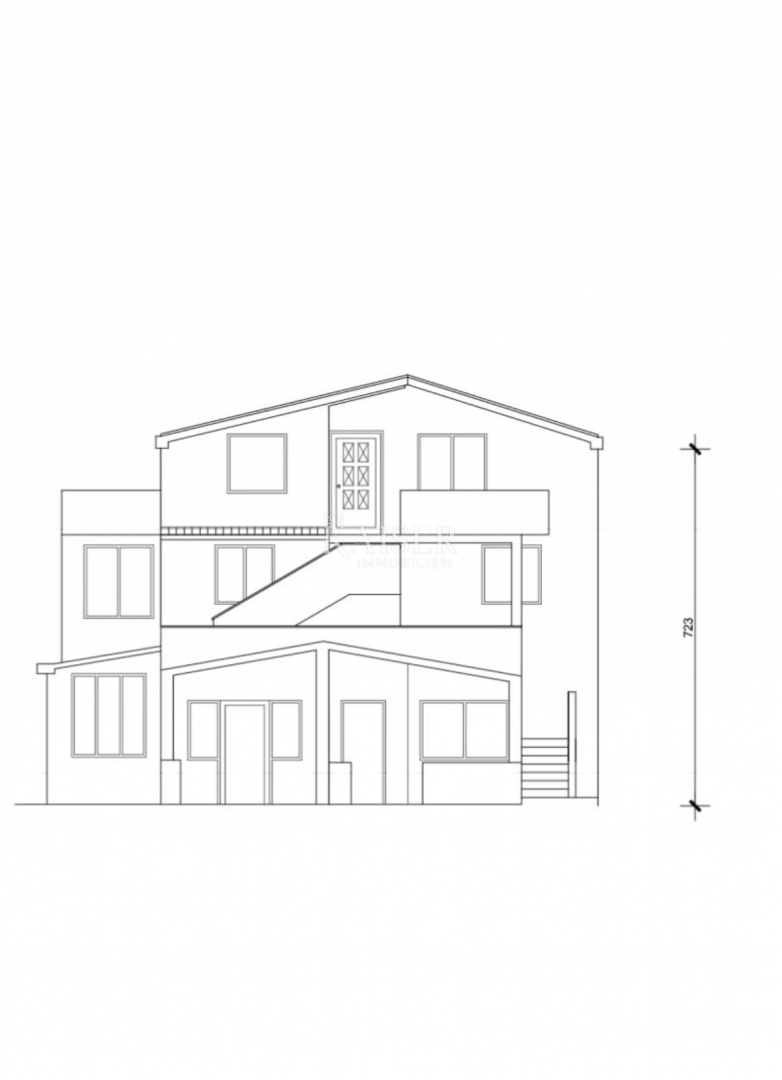 Vir – casa con 6 appartamenti e garage, a 200 m dal mare