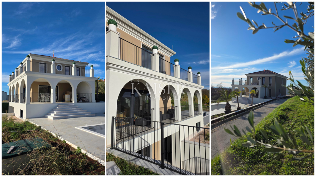 Istria, Buie - villa di lusso in costruzione, vista mare e uliveto