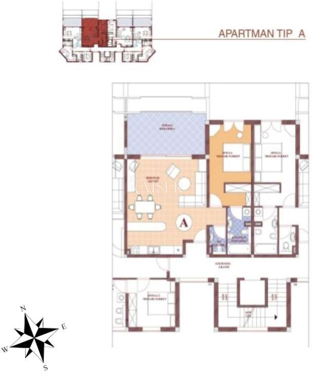 Appartamento Crveni Vrh, Umag, 86m2