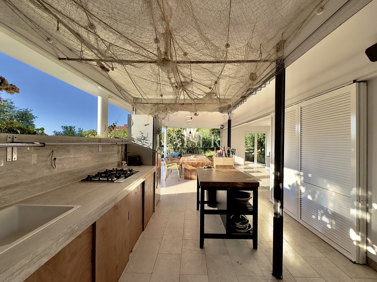 Pag, Potočnica - Villa familiare con piscina e splendida vista a 100 m dalla spiaggia