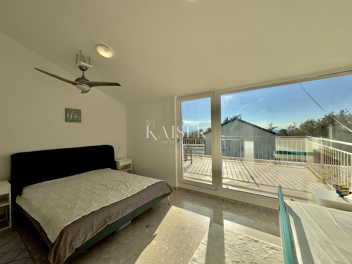 Pag, Potočnica - Villa familiare con piscina e splendida vista a 100 m dalla spiaggia