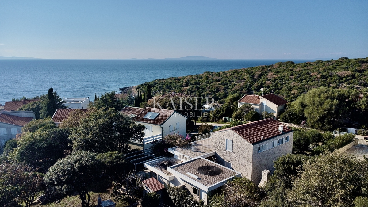 Pag, Potočnica - Villa familiare con piscina e splendida vista a 100 m dalla spiaggia