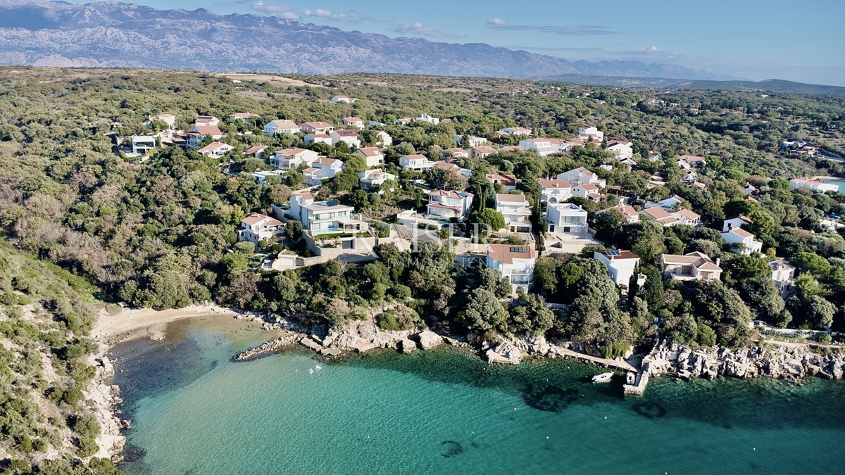 Pag, Potočnica - Villa familiare con piscina e splendida vista a 100 m dalla spiaggia